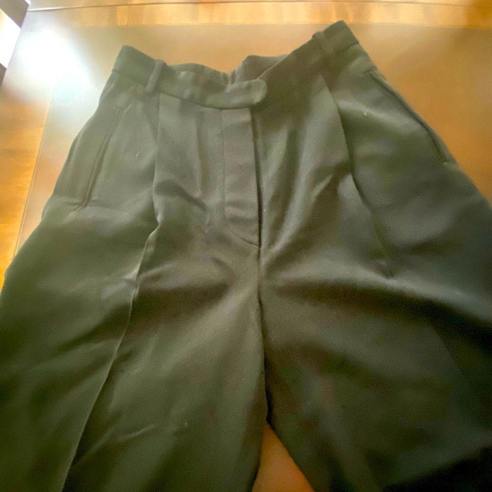 Andre’ Made in Italy 100% Viscosa/Rayon Lining 100%Wool/Lana Black Pants Sz 42/8